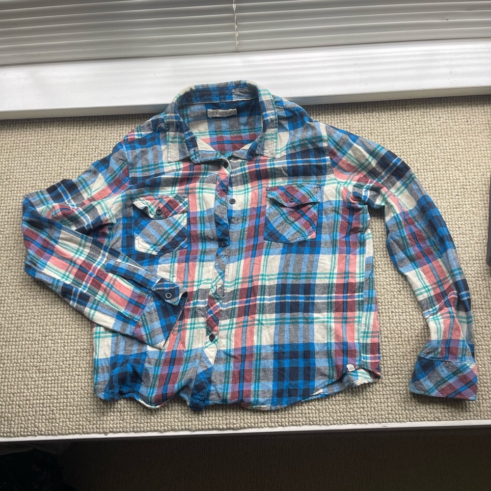 Volcom flannel shirt